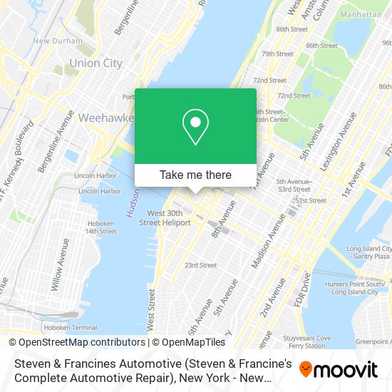 Mapa de Steven & Francines Automotive (Steven & Francine's Complete Automotive Repair)