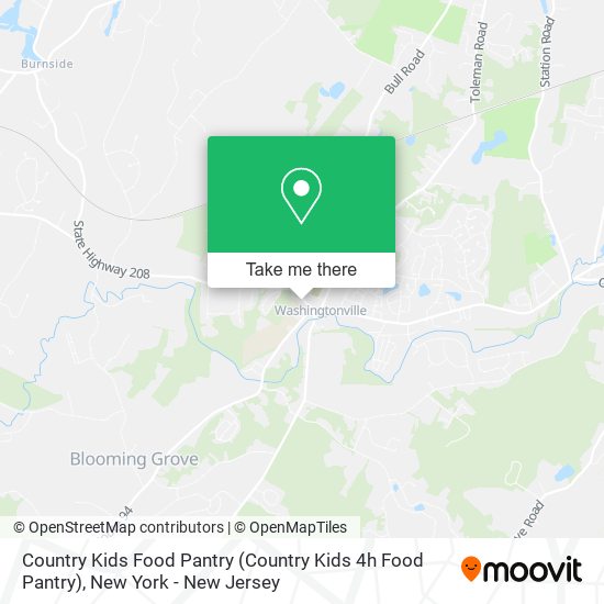 Country Kids Food Pantry map