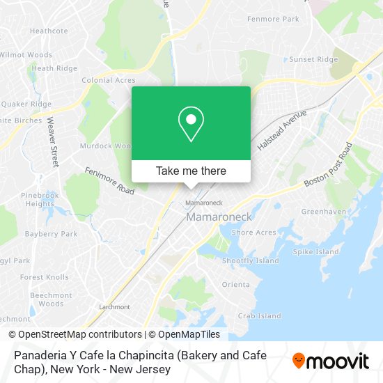 Mapa de Panaderia Y Cafe la Chapincita (Bakery and Cafe Chap)