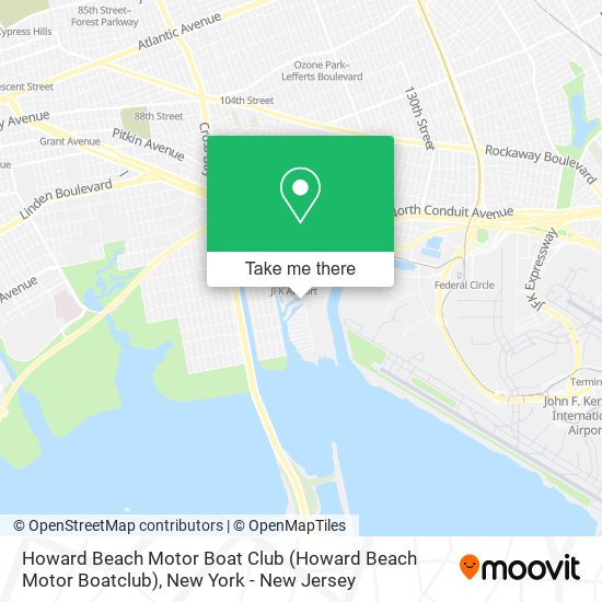 Mapa de Howard Beach Motor Boat Club (Howard Beach Motor Boatclub)