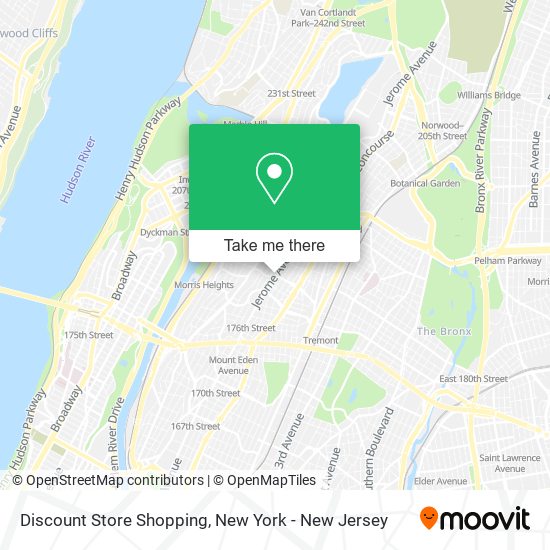 Discount Store Shopping map