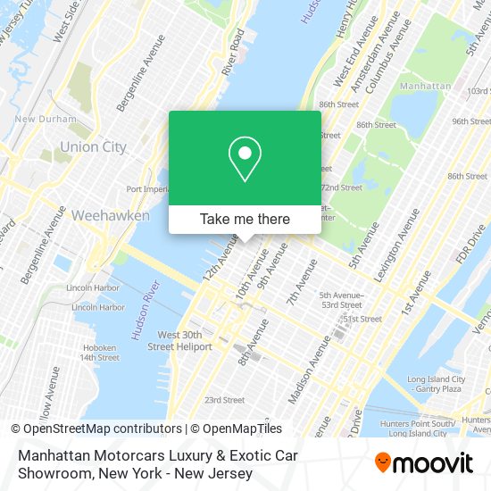 Manhattan Motorcars Luxury & Exotic Car Showroom map