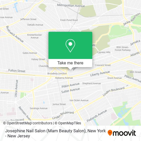 Mapa de Josephine Nail Salon (Mam Beauty Salon)