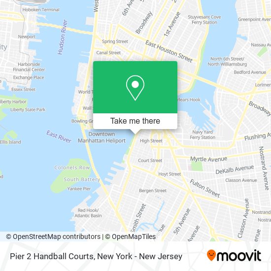 Mapa de Pier 2 Handball Courts