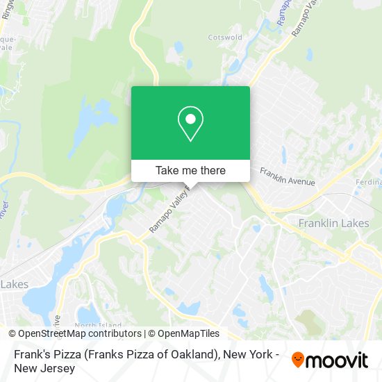 Frank's Pizza (Franks Pizza of Oakland) map