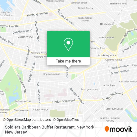 Mapa de Soldiers Caribbean Buffet Restaurant