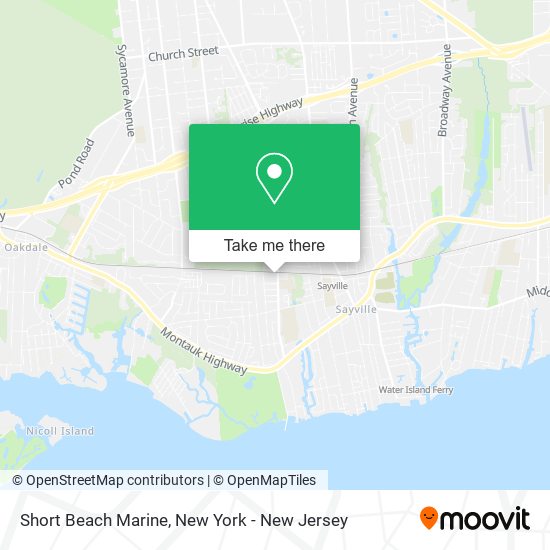 Mapa de Short Beach Marine