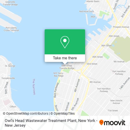 Mapa de Owl's Head Wastewater Treatment Plant