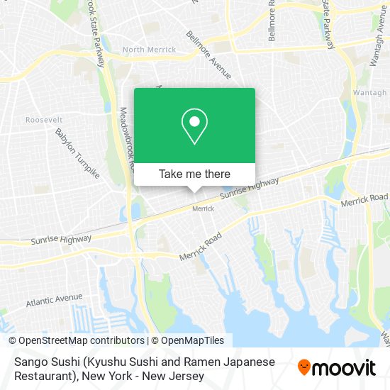 Sango Sushi (Kyushu Sushi and Ramen Japanese Restaurant) map