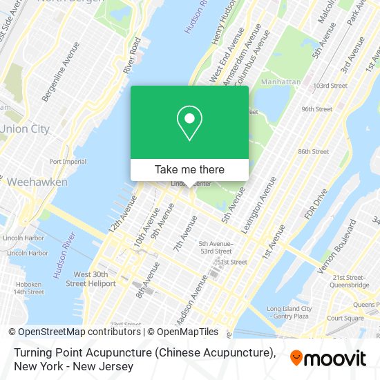 Turning Point Acupuncture (Chinese Acupuncture) map
