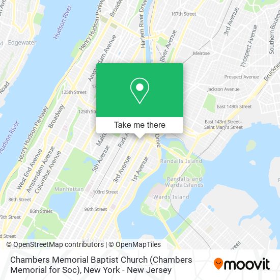 Mapa de Chambers Memorial Baptist Church (Chambers Memorial for Soc)