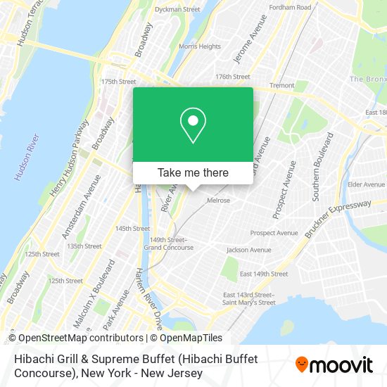 Mapa de Hibachi Grill & Supreme Buffet (Hibachi Buffet Concourse)
