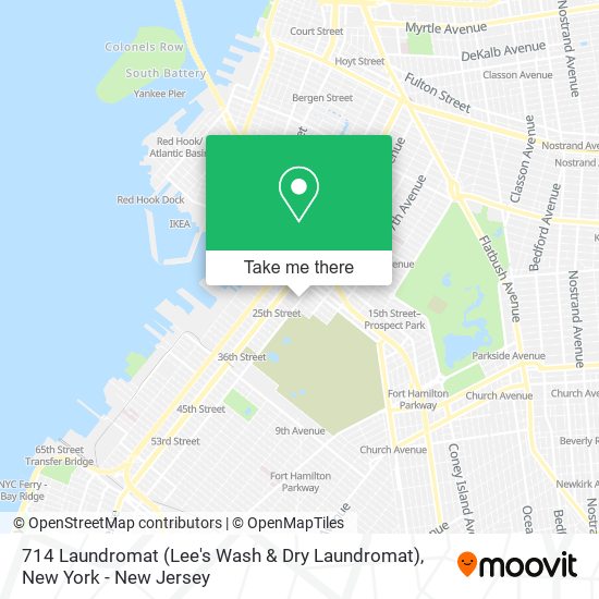 714 Laundromat (Lee's Wash & Dry Laundromat) map