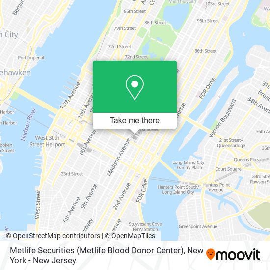 Metlife Securities (Metlife Blood Donor Center) map