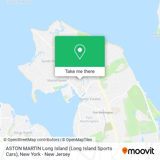 ASTON MARTIN Long Island (Long Island Sports Cars) map