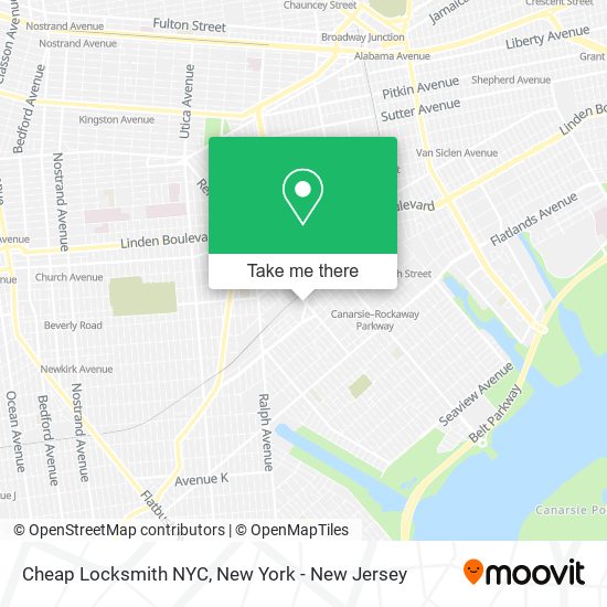 Cheap Locksmith NYC map