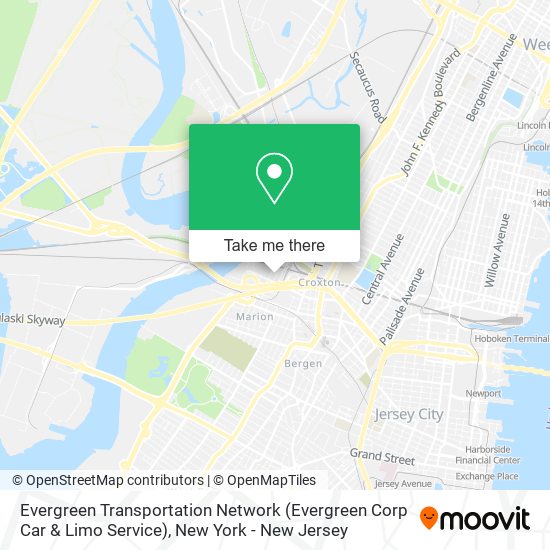 Evergreen Transportation Network (Evergreen Corp Car & Limo Service) map