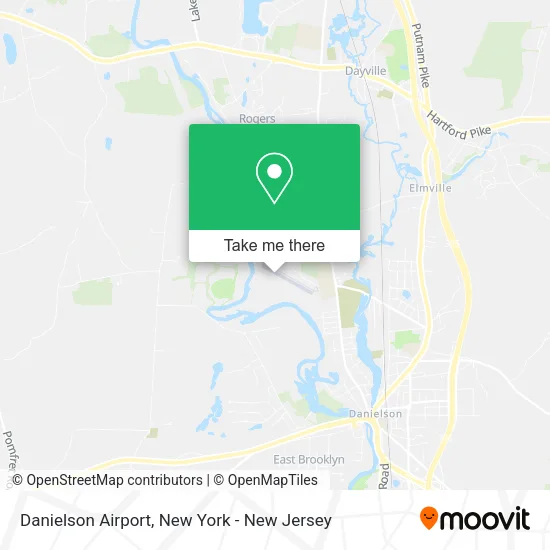Danielson Airport map