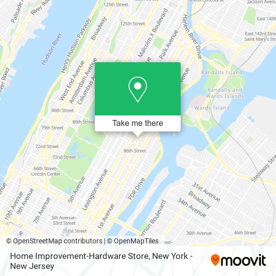 Home Improvement-Hardware Store map