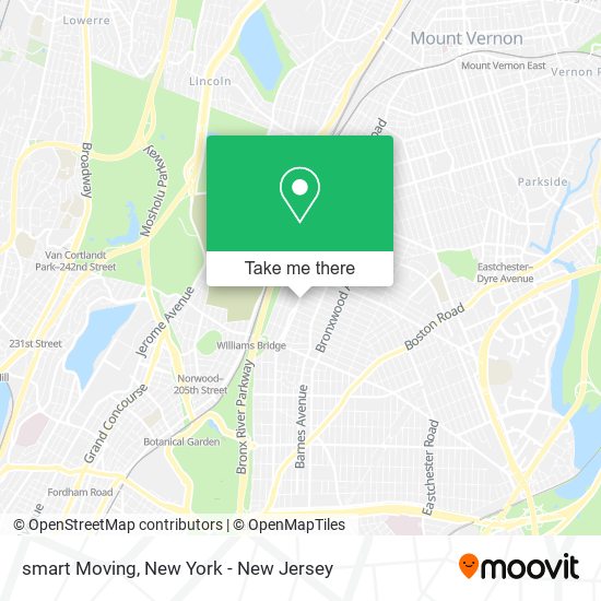 smart Moving map