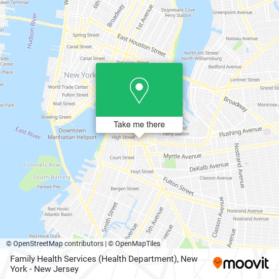 Family Health Services (Health Department) map