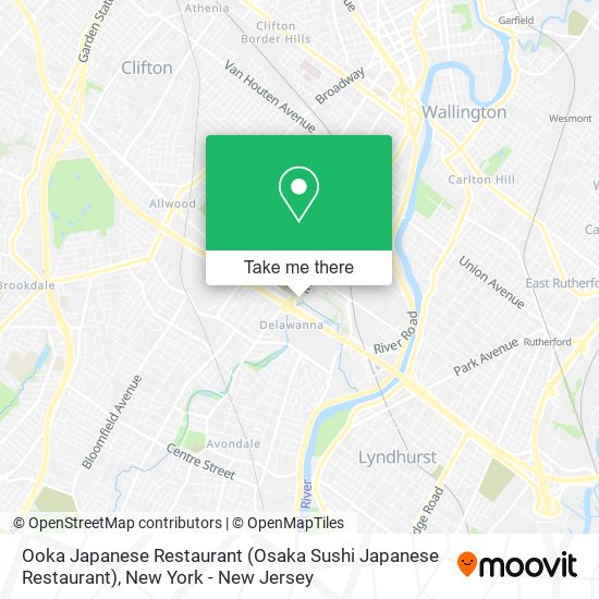 Mapa de Ooka Japanese Restaurant (Osaka Sushi Japanese Restaurant)