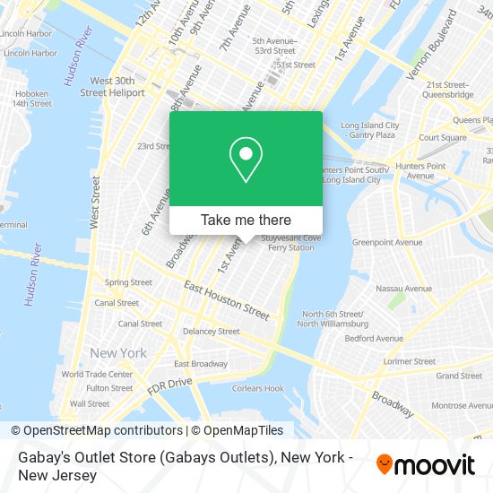 Gabay's Outlet Store (Gabays Outlets) map