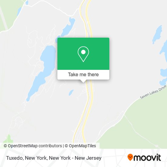 Tuxedo, New York map