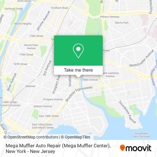 Mapa de Mega Muffler Auto Repair (Mega Muffler Center)