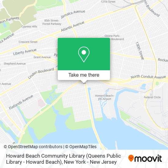 Howard Beach Community Library (Queens Public Library - Howard Beach) map