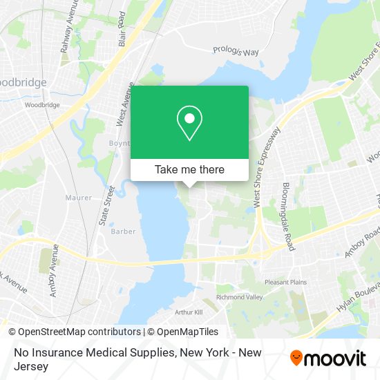 No Insurance Medical Supplies map