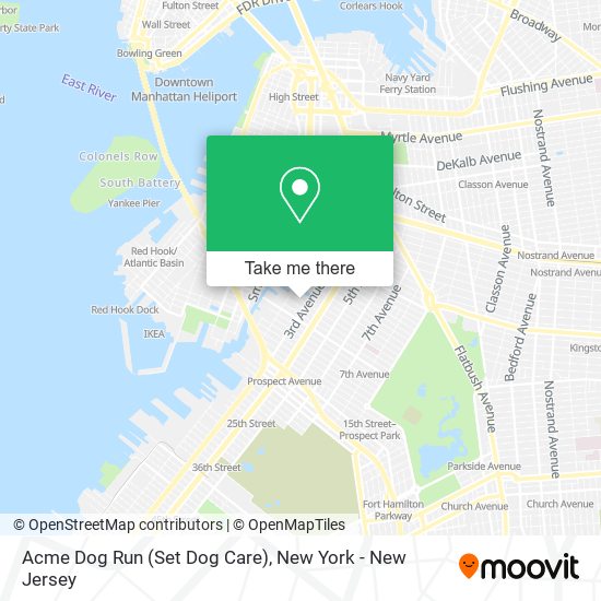 Mapa de Acme Dog Run (Set Dog Care)