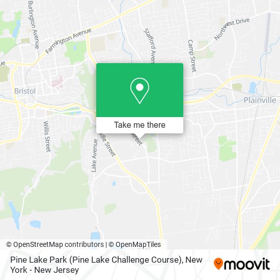 Pine Lake Park (Pine Lake Challenge Course) map