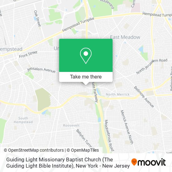 Mapa de Guiding Light Missionary Baptist Church (The Guiding Light Bible Institute)