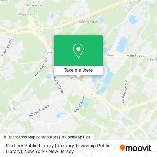 Roxbury Public Library map