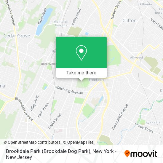 Brookdale Park (Brookdale Dog Park) map
