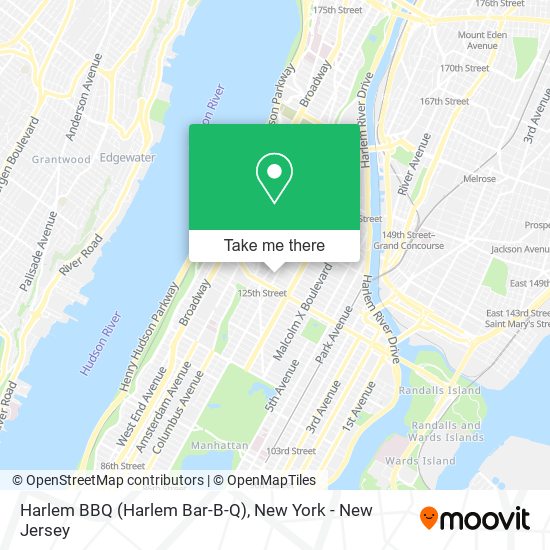 Mapa de Harlem BBQ (Harlem Bar-B-Q)