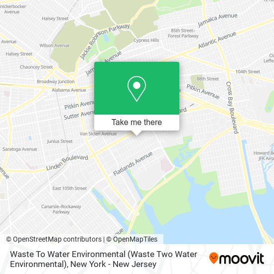 Waste To Water Environmental map