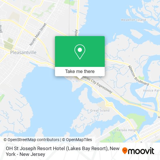 Mapa de OH St Joseph Resort Hotel (Lakes Bay Resort)