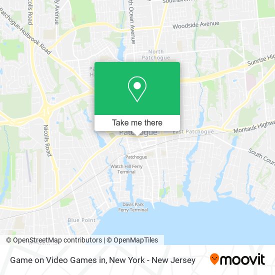 Game on Video Games in map