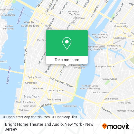 Mapa de Bright Home Theater and Audio