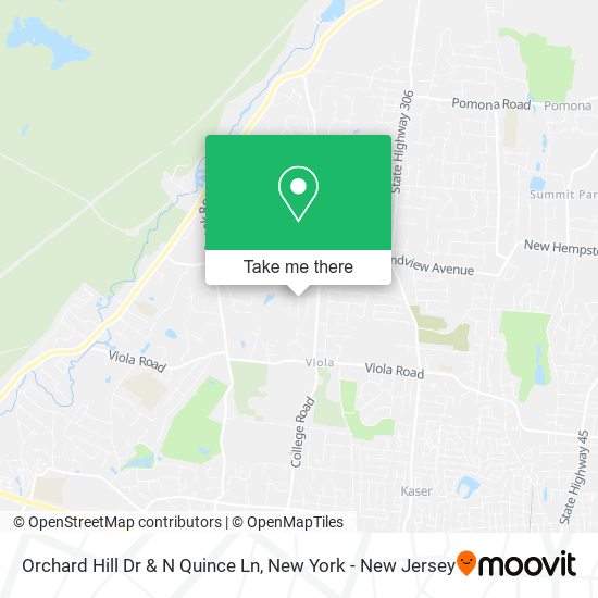 Mapa de Orchard Hill Dr & N Quince Ln