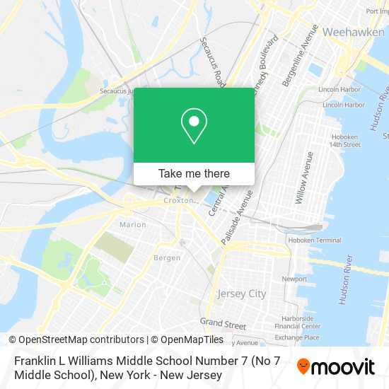 Franklin L Williams Middle School Number 7 (No 7 Middle School) map