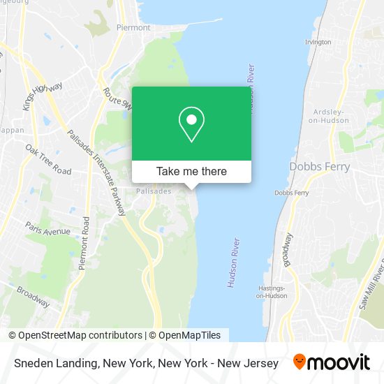 Mapa de Sneden Landing, New York