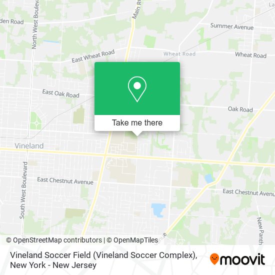 Mapa de Vineland Soccer Field (Vineland Soccer Complex)