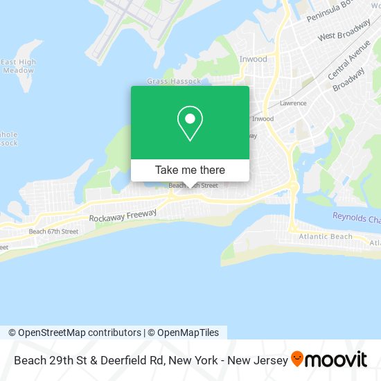 Mapa de Beach 29th St & Deerfield Rd
