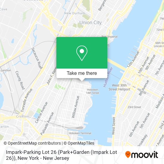 Impark-Parking Lot 26 (Park+Garden (Impark Lot 26)) map