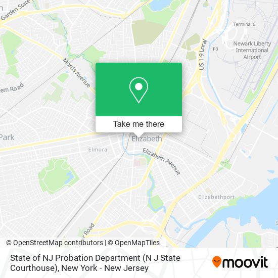 State of NJ Probation Department (N J State Courthouse) map