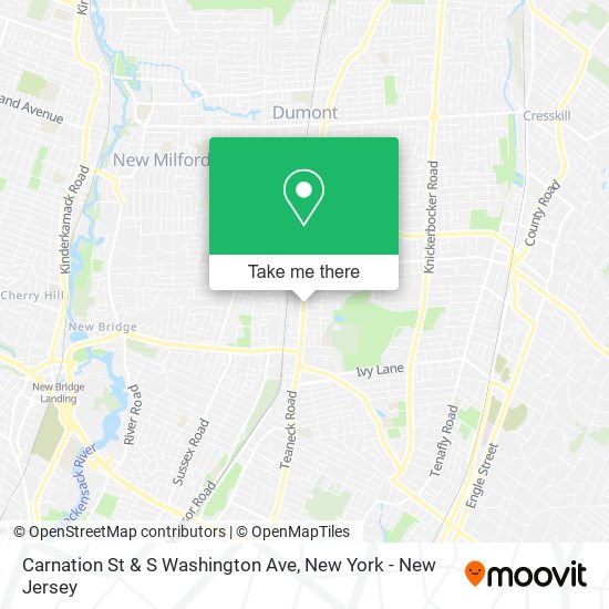 Mapa de Carnation St & S Washington Ave