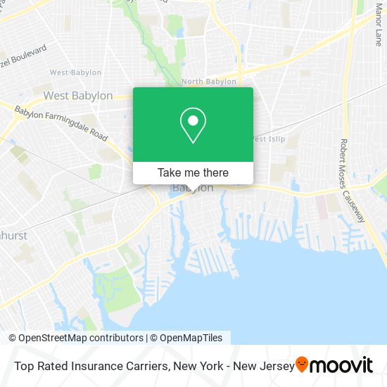 Mapa de Top Rated Insurance Carriers